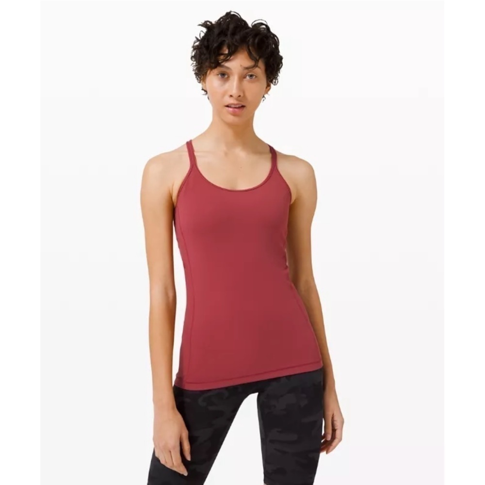 Lululemon | Free To Be Tank *Nulu Chianti Red Size 4